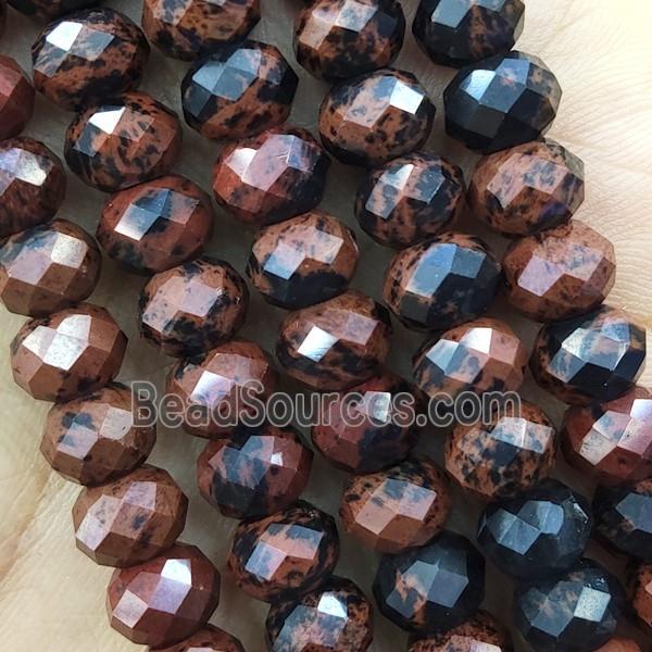 Autumn Jasper Beads Faceted Rondelle