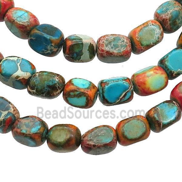 Multicolor Imperial Jasper Beads Freeform