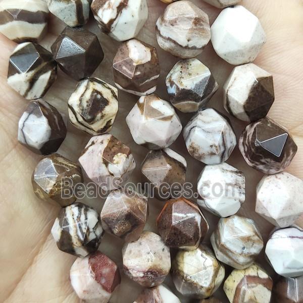 Australian Zebra Jasper Beads Cut Round