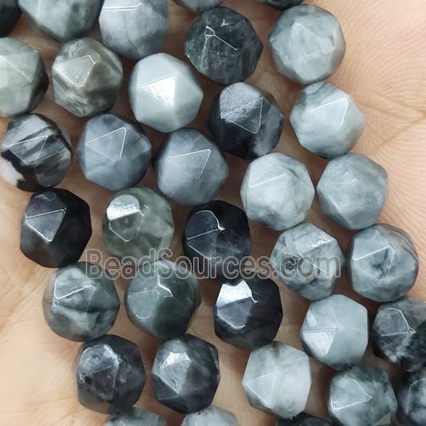 Hawkeye Stone Beads Cut Round