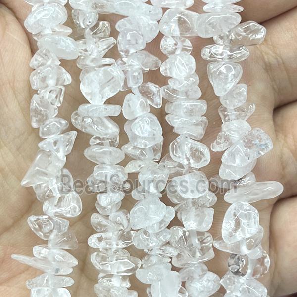 Clear Quartz Chip Beads Freeform