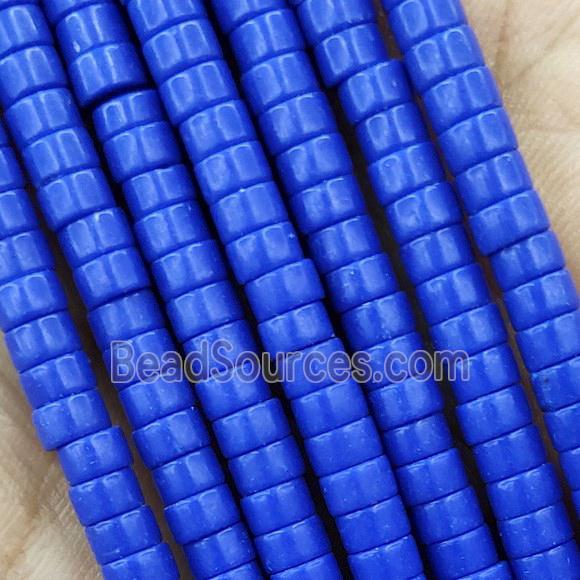 Blue Turquoise Heishi Beads Dye