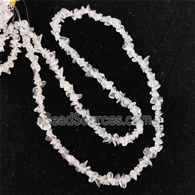 Clear Crystal Glass Chip Beads