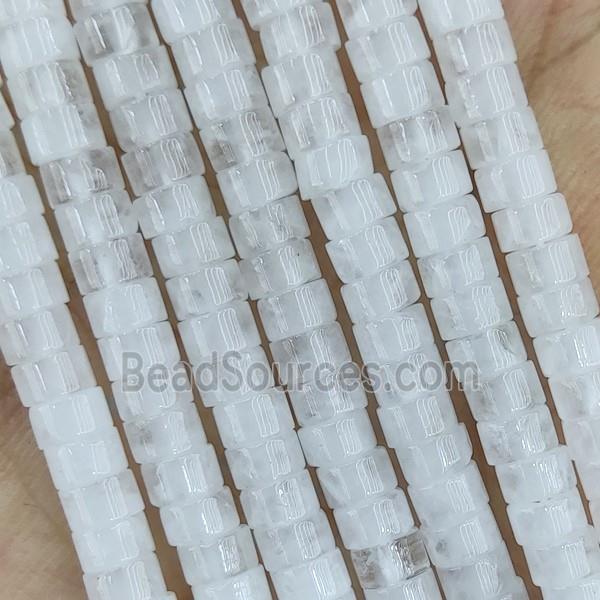 White Jade Heishi Beads