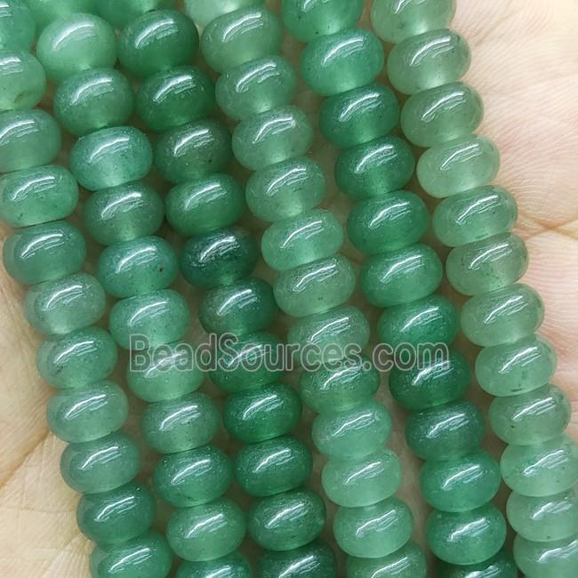 Green Aventurine Rondelle Beads