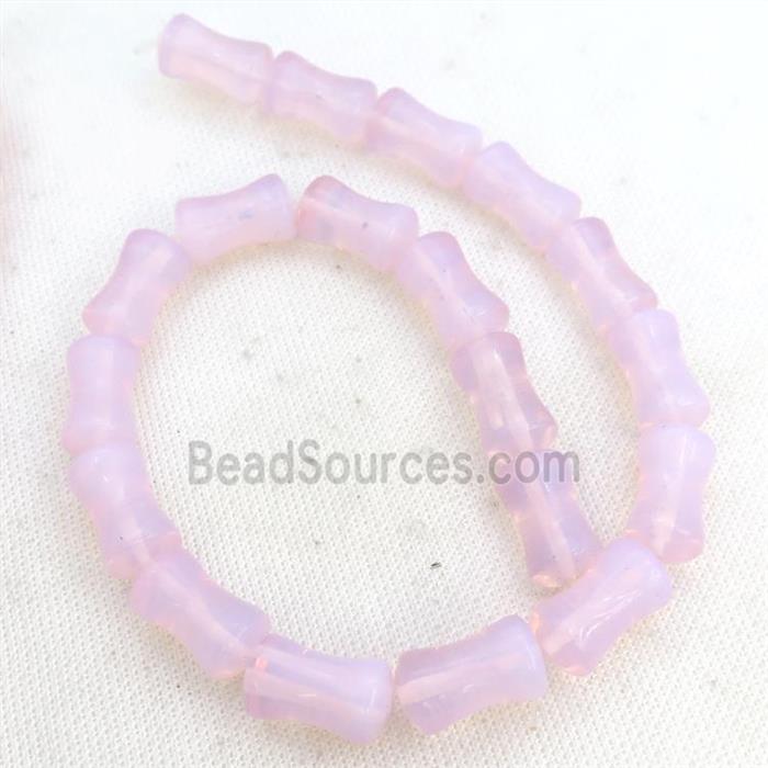 Pink Opalite Beads Bamboo