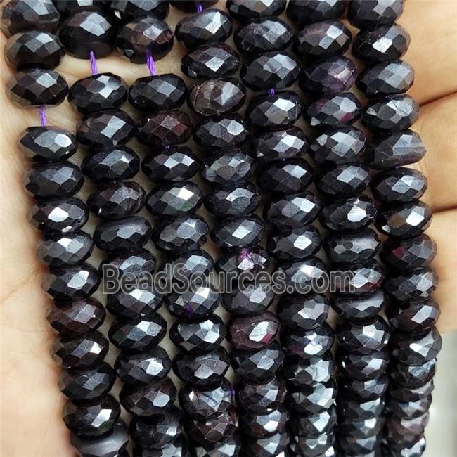 Natural Sugilite Beads Duckpurple Faceted Rondelle