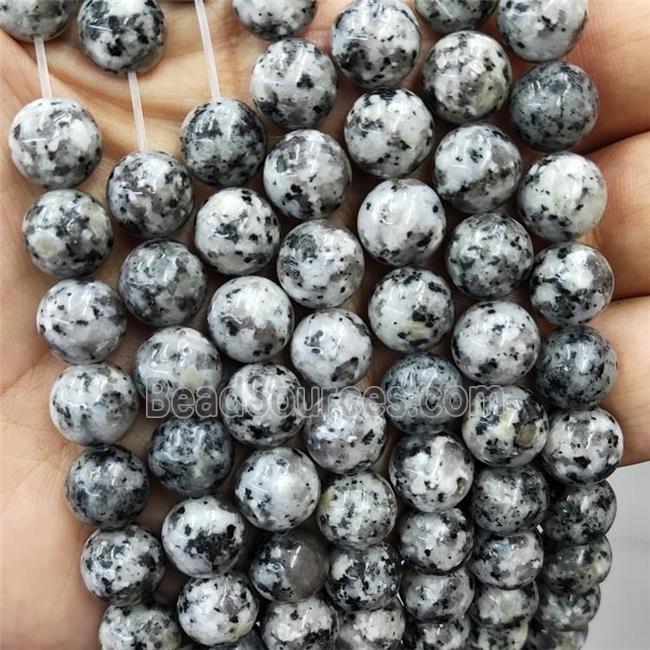 Marble Beads Smooth Round