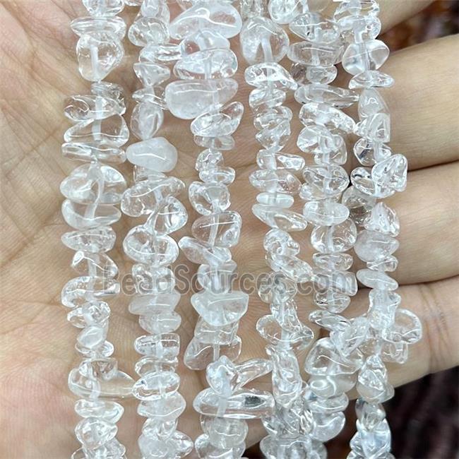 Clear Quartz Chips Beads Freeform