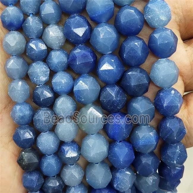 Blue Aventurine Beads Cut Round