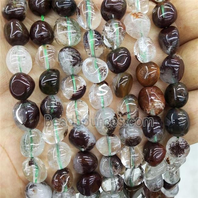 Natural Chlorite Quartz Beads Green Chips Freeform