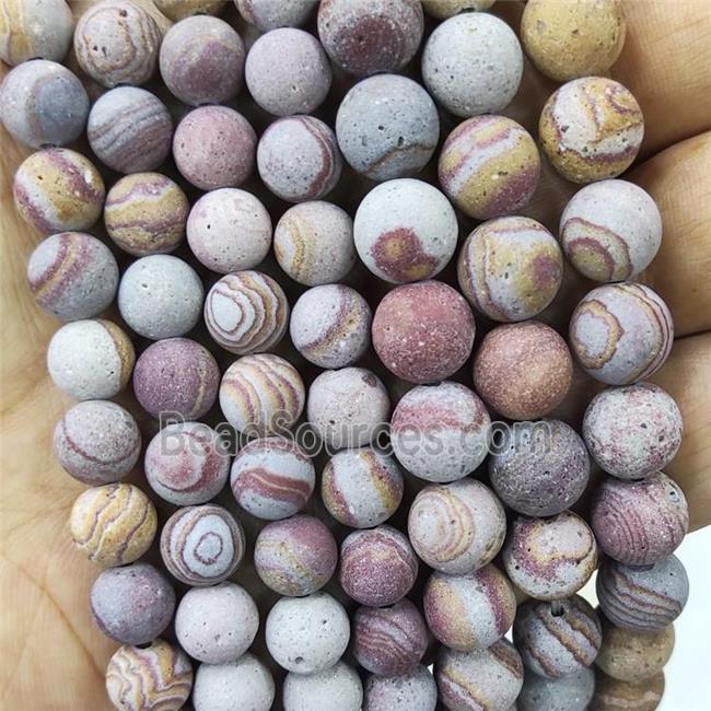 Natural Red Zebra Jasper Beads Round