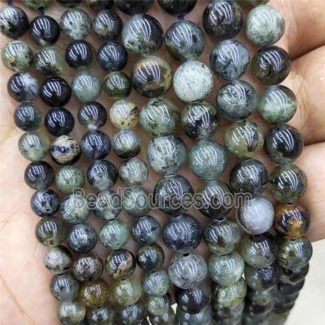 Natural Prehnite Beads C-Grade Smooth Round