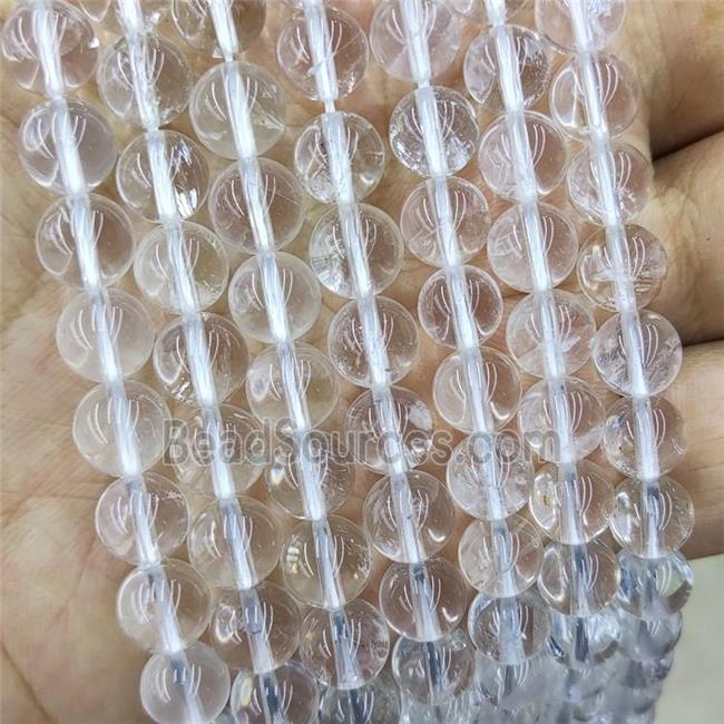 Natural Clear Quartz Beads Smooth Round