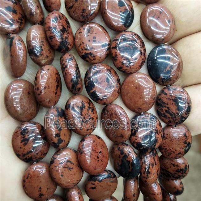 Natural Autumn Jasper Oval Beads