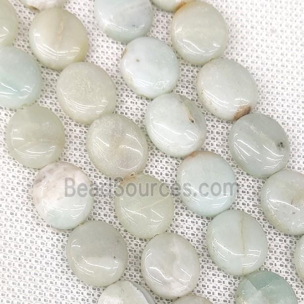Blue Amazonite Oval Beads