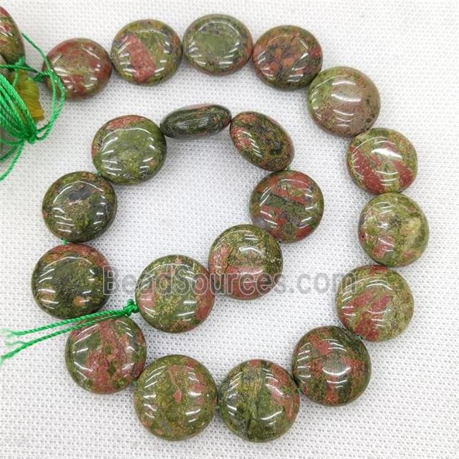 Natural Unakite Beads Circle