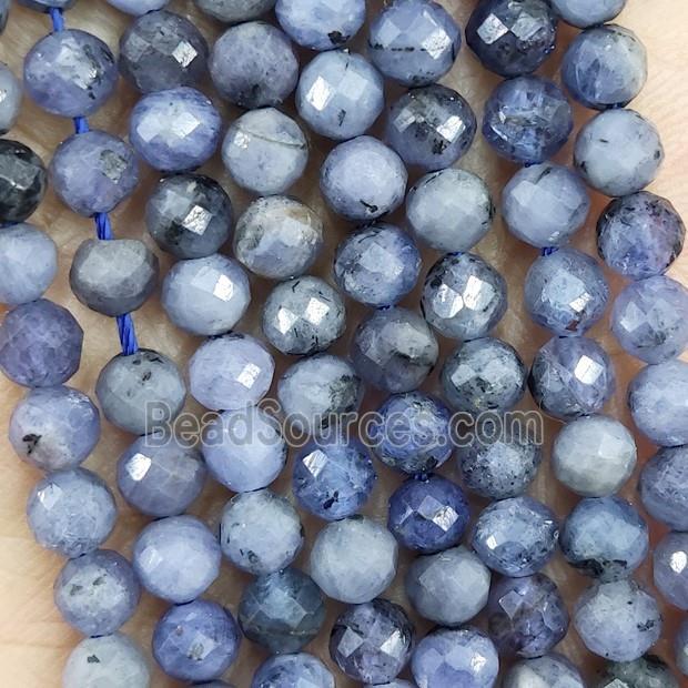 Natural Tanzanite Beads Blue Faceted Round