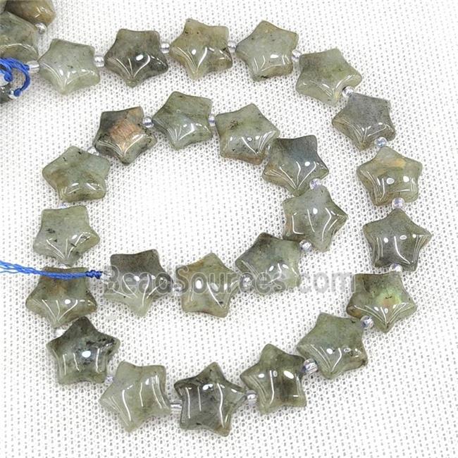 Natural Labradorite Beads Star