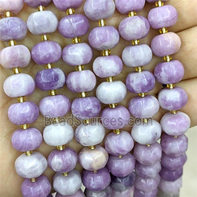 Natural Lilac Jasper Pumpkin Beads