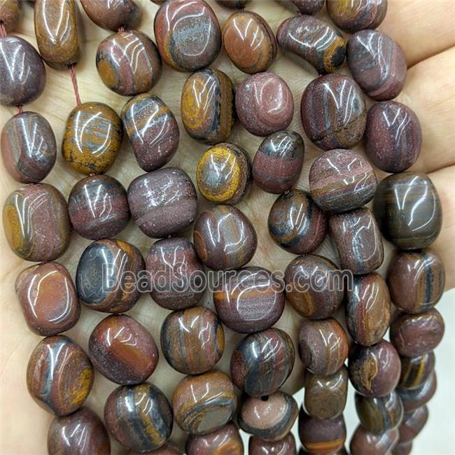 Natural Iron Bronzite Beads Freeform Chips