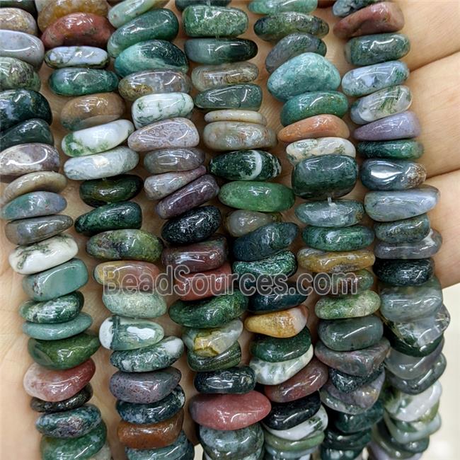 Natural Indian Agate Chips Beads Freeform