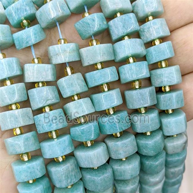 Natural Amazonite Heishi Beads Green