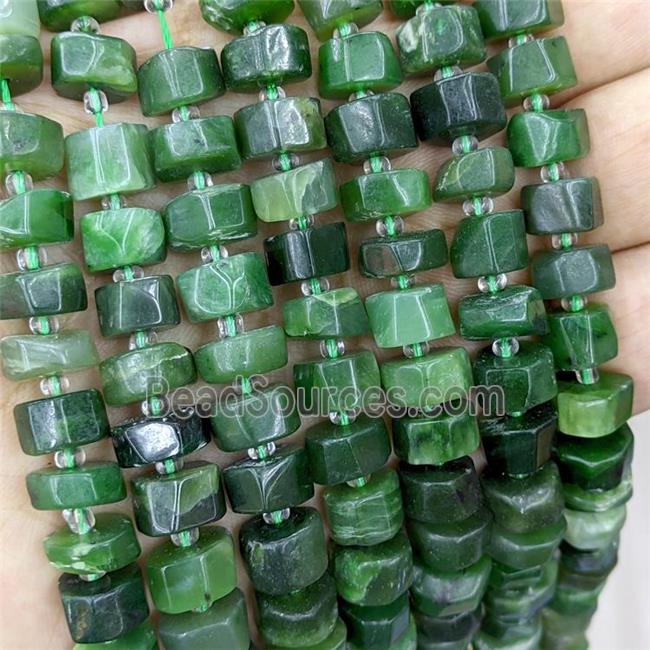 Natural Canadian Chrysoprase Heishi Beads