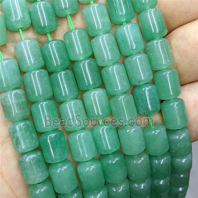 Natural Green Aventurine Tube Beads