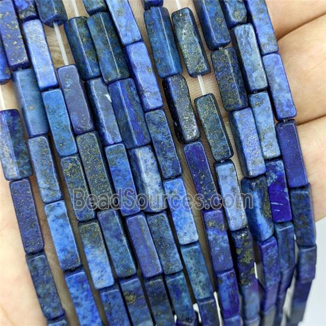 Natural Lapis Lazuli Beads Cuboid Blue Dye