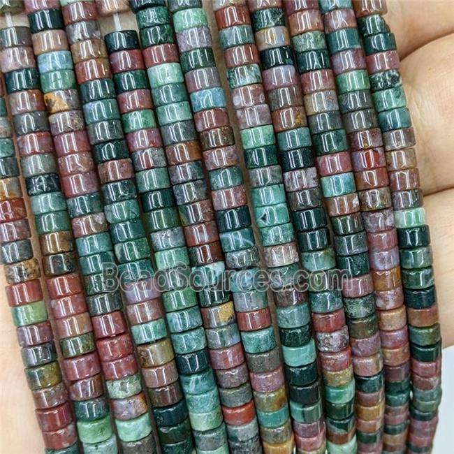 Natural Indian Agate Heishi Beads Multicolor