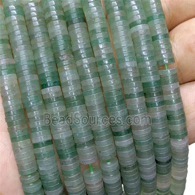 Natural Green Aventurine Heishi Beads