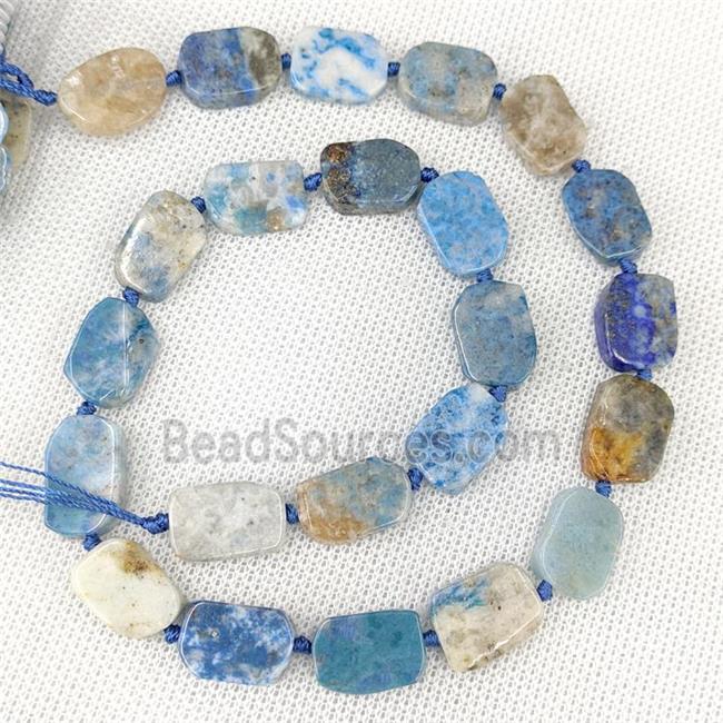 Natural Blue Sodalite Beads Rectangle