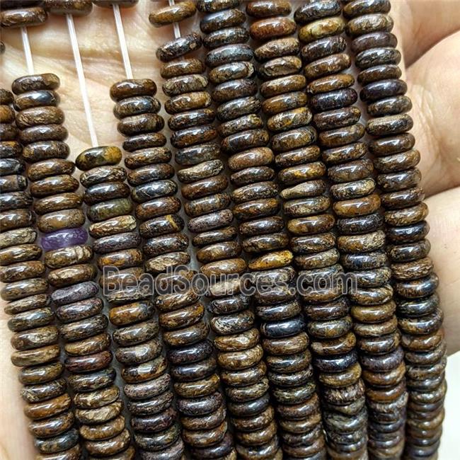 Natural Bronzite Heishi Beads