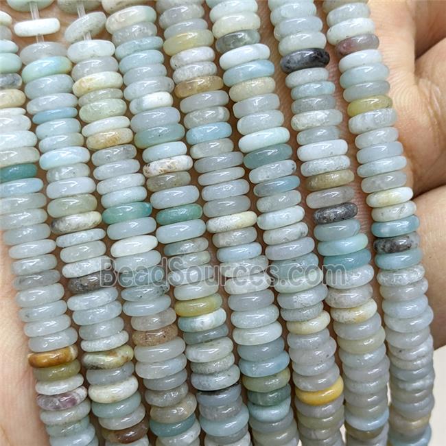 Natural Chinese Amazonite Heishi Beads