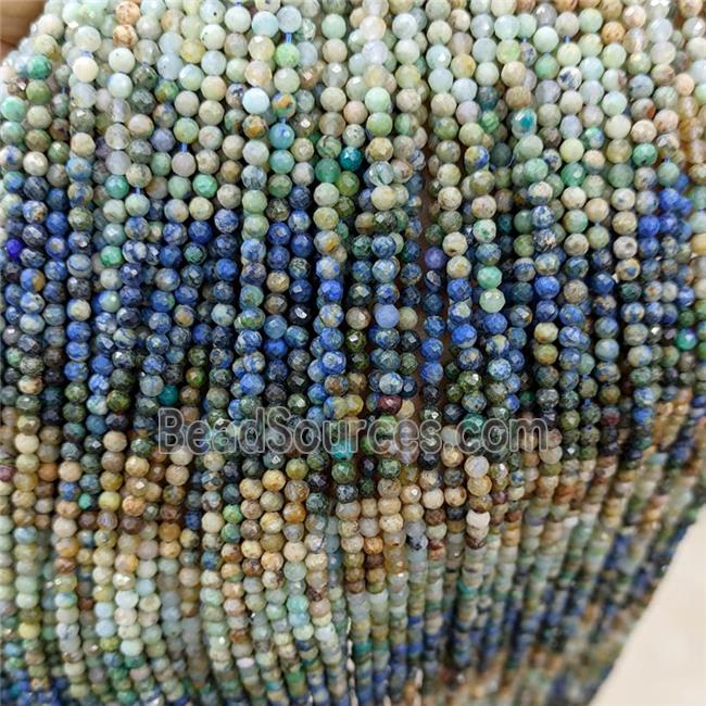 Natural Mixed Gemstone Beads Pony Multicolor Faceted Round