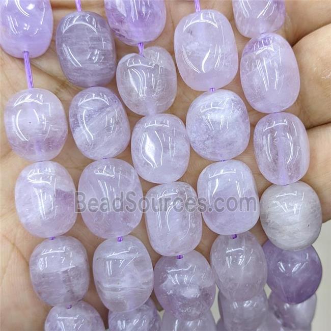 Natural Purple Chalcedony Nugget Beads Freeform