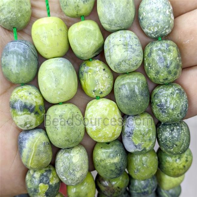 New Australian Chrysoprase Nugget Beads Olive Freeform