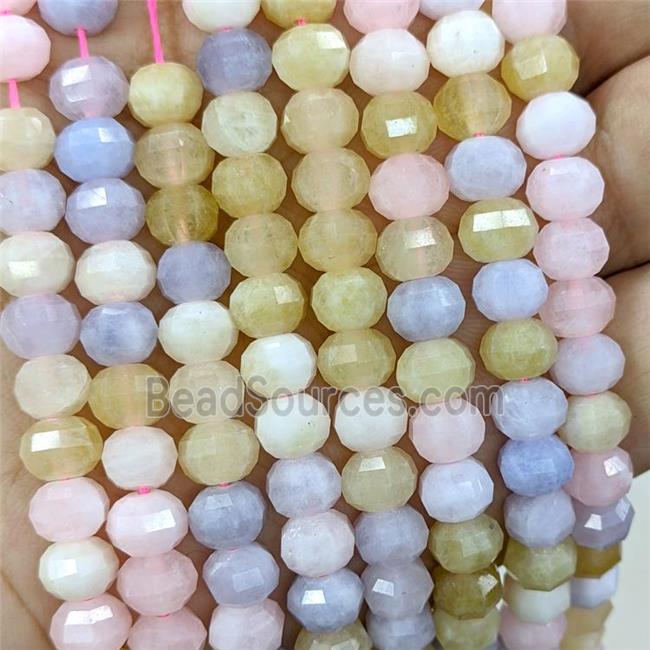 Natural Jade Beads Multicolor Dye Faceted Pumpkin