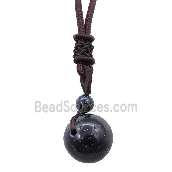 blue sandstone necklace