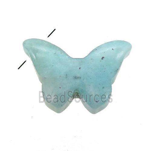 Amazonite butterfly pendant