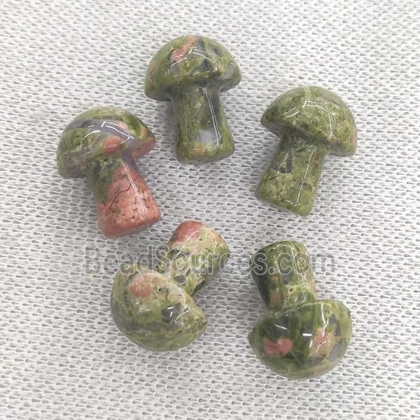 Unakite mushroom without hole