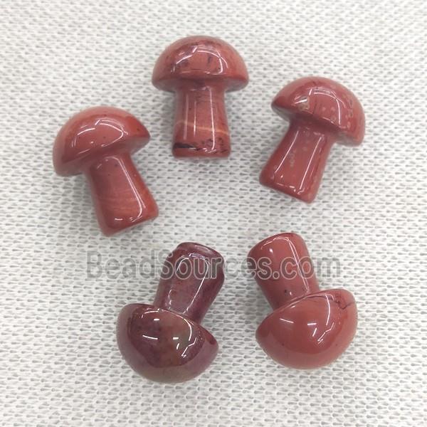 red Jasper mushroom without hole