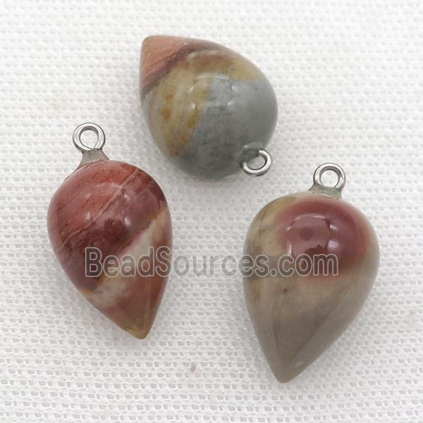 Picasso Jasper Pendulum Pendant