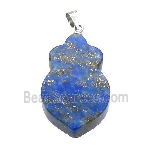 Blue Lapis Shield Pendant