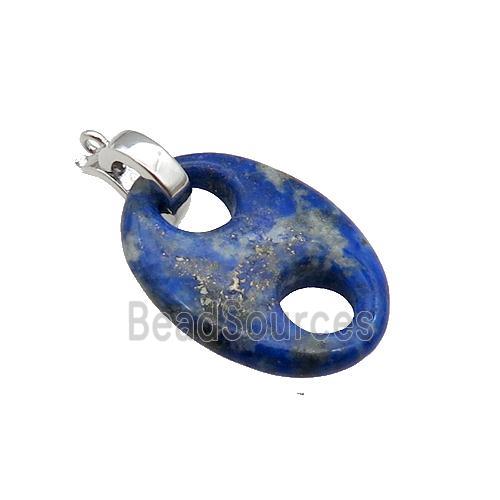 Blue Lapis Pignose Pendant