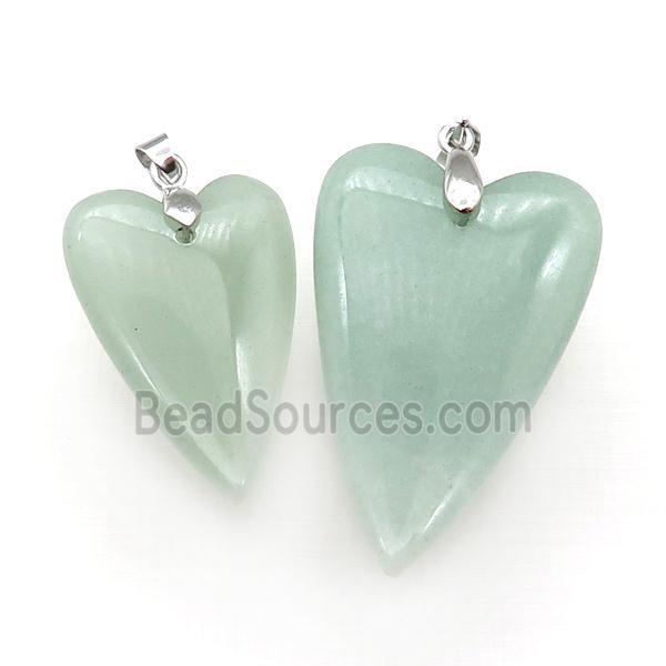 Green Aventurine Heart Pendant