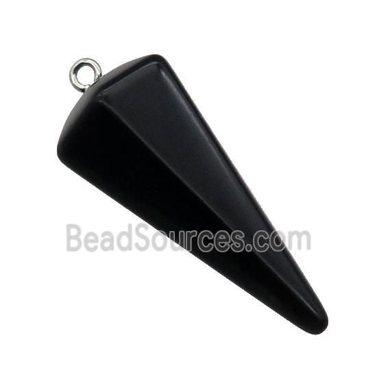 Black Obsidian Pendulum Pendant