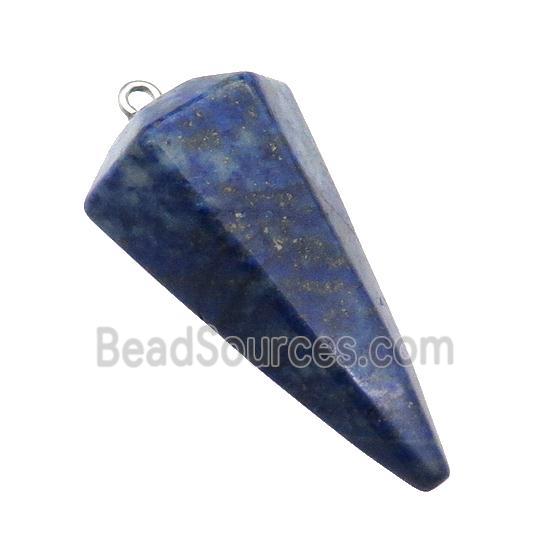 Blue Lapis Lazuli Pendulum Pendant