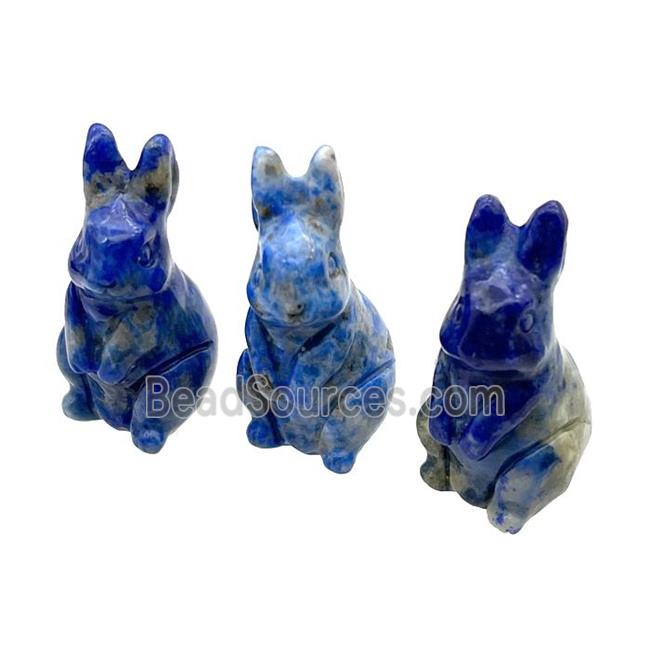 Blue Lapis Rabbit No Hole